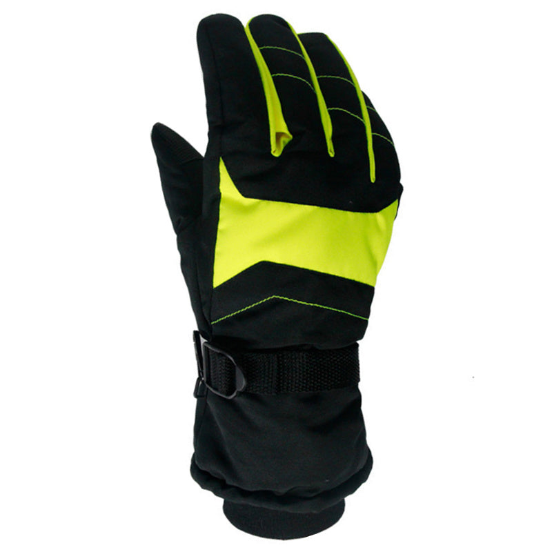 Winter ski gloves