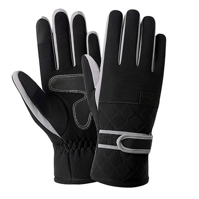 Down cotton ski gloves