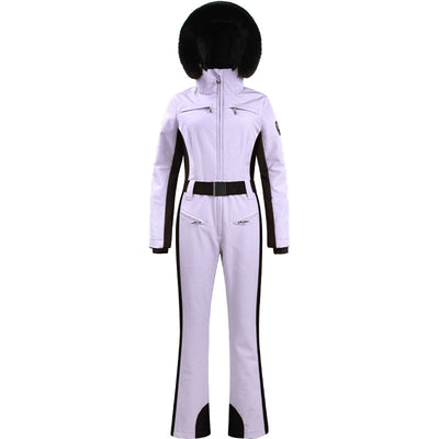 One-piece Ski Suit Female Professional Double-board Thickened Warm