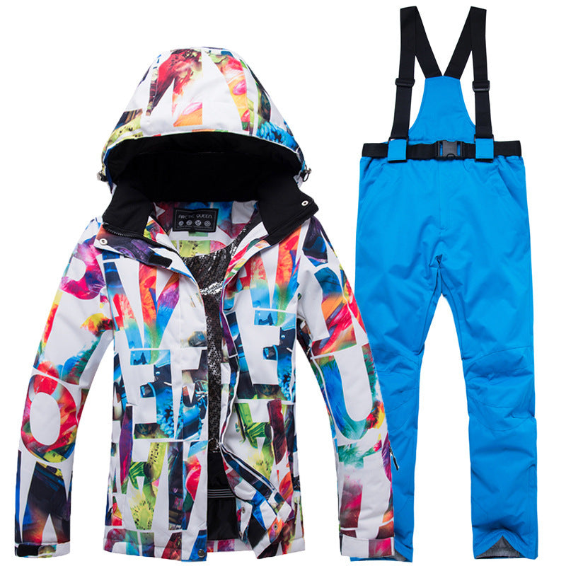 Windproof and warm ski suit