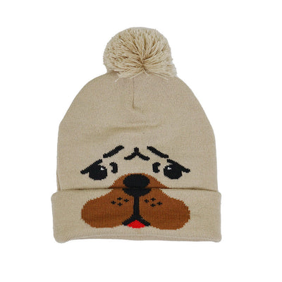 Puppy Warm Skiing Knitted Hat