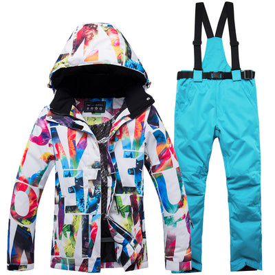 Windproof and warm ski suit