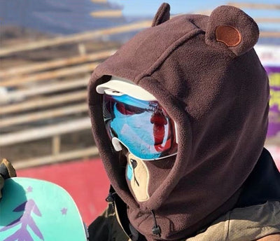 Children's Ear Ski Skating Head Cover Mask