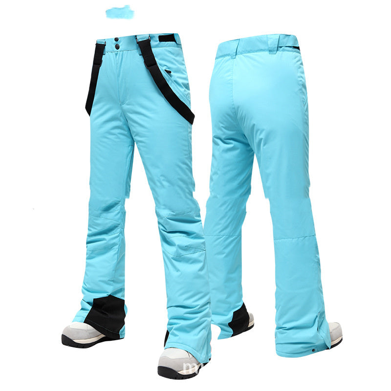 Women's Winter Warm Single Board Double Breathable Ski Pants