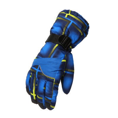 Waterproof gloves snowman play snow ski equipment