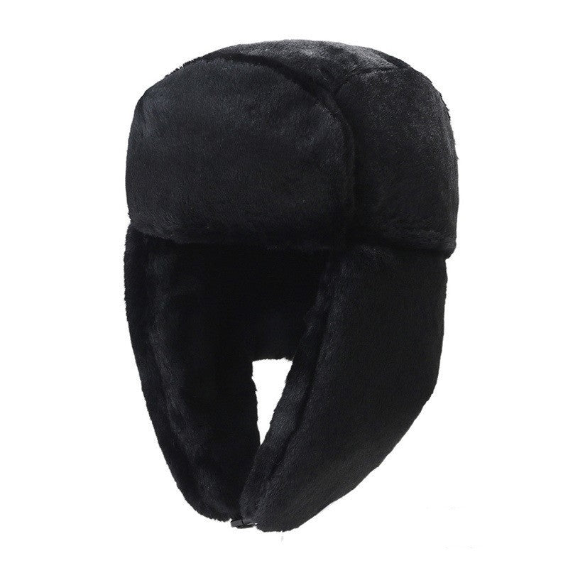 Ski cap ear protector