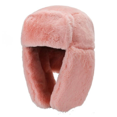 Ski cap ear protector