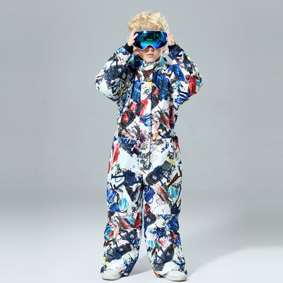 Children's Ski Suit One-piece Style