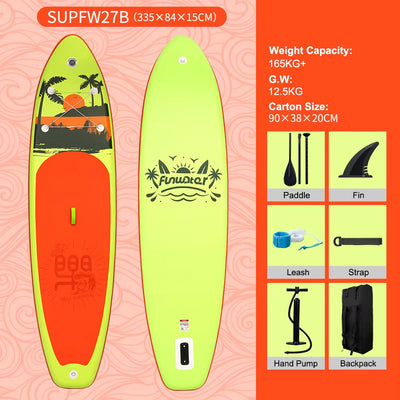 Water Skiing And Surfing, Standing Surfboard, Inflatable Surfboard