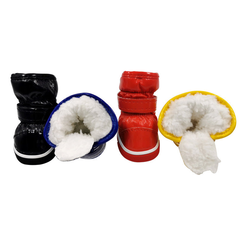 Pet cotton shoes ski boots