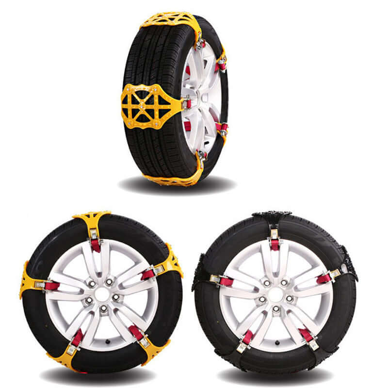 Emergency Tire Snow Chain Double Buckle