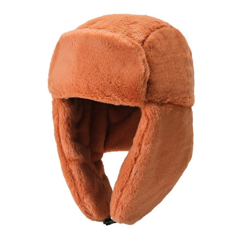 Ski cap ear protector