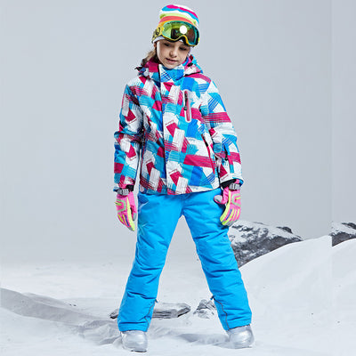 Children Single And Double Board Ski Suit Shell Jacket