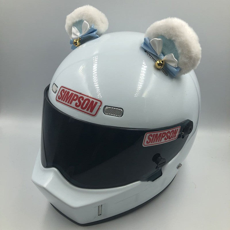 Bear Ears Helmet Decoration Ski Accessory