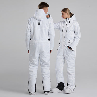 Men's And Women's One Piece Single And Double Board Waterproof Ski Suit