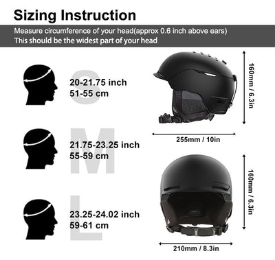 Single Double Board Warm And Comfortable Ski Helmet