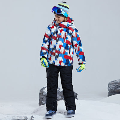 Children Single And Double Board Ski Suit Shell Jacket