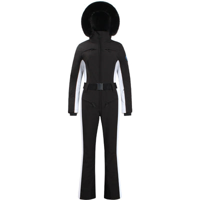 One-piece Ski Suit Female Professional Double-board Thickened Warm