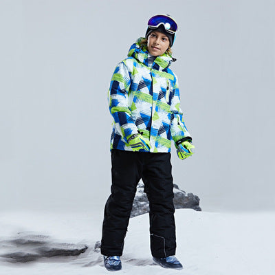 Children Single And Double Board Ski Suit Shell Jacket