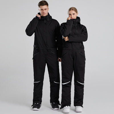 Men's And Women's One Piece Single And Double Board Waterproof Ski Suit